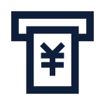 Money Cashwithdrawal Line SVG Icon
